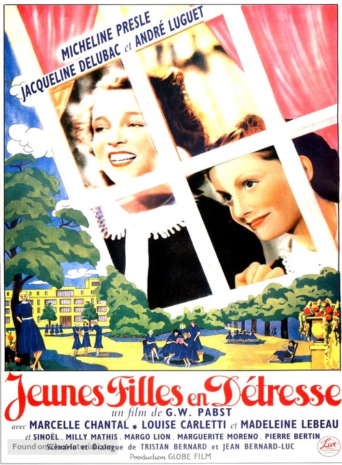 Jeunes filles en d&eacute;tresse - French Movie Poster