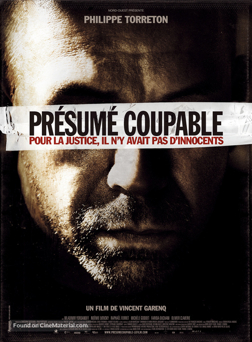 Pr&eacute;sum&eacute; coupable - French Movie Poster