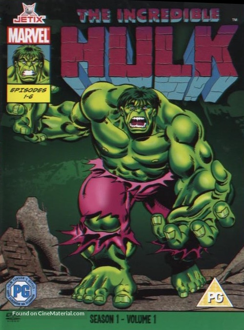 &quot;The Incredible Hulk&quot; - British DVD movie cover