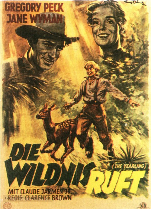 The Yearling - German Movie Poster