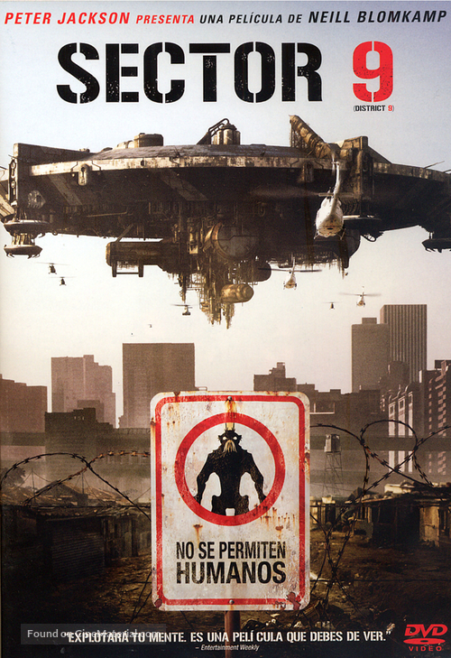 District 9 - Argentinian DVD movie cover