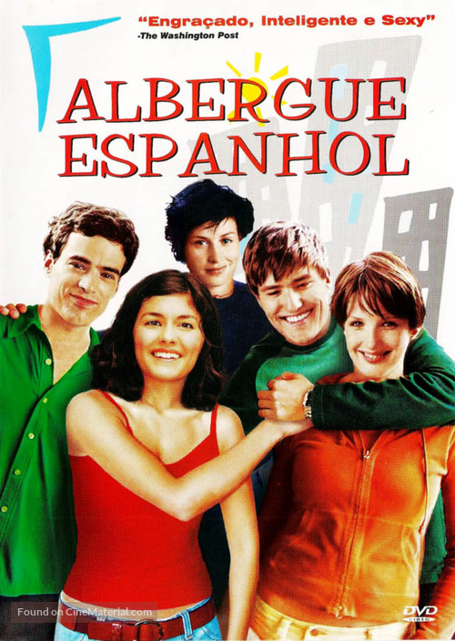L&#039;auberge espagnole - Brazilian DVD movie cover