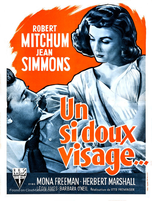 Angel Face - French Movie Poster
