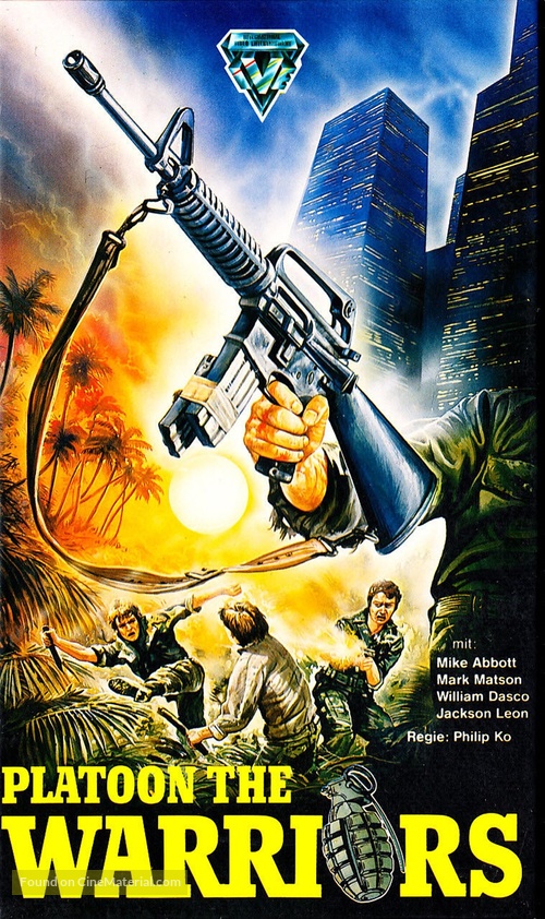 Platoon Warriors - German VHS movie cover