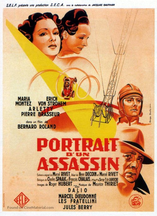 Portrait d&#039;un assassin - French Movie Poster