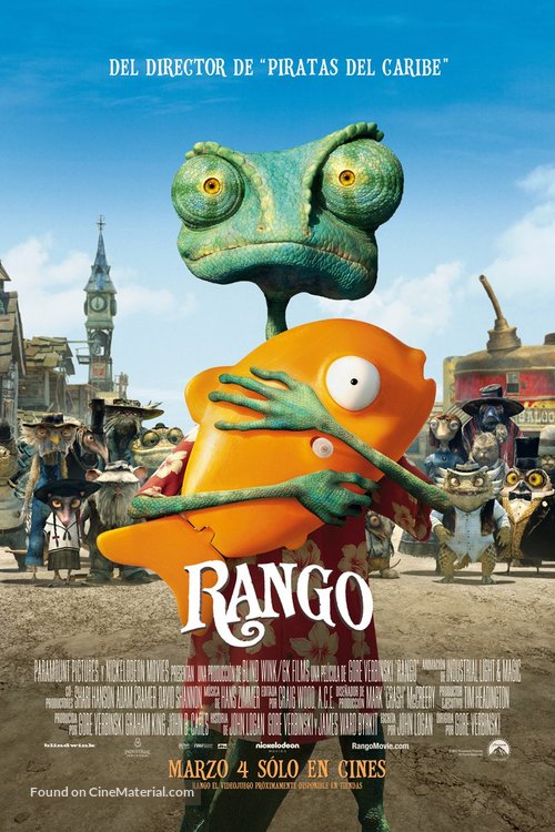 Rango - Mexican Movie Poster