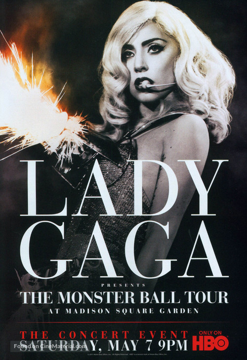 Lady Gaga Presents: The Monster Ball Tour at Madison Square Garden - Movie Poster