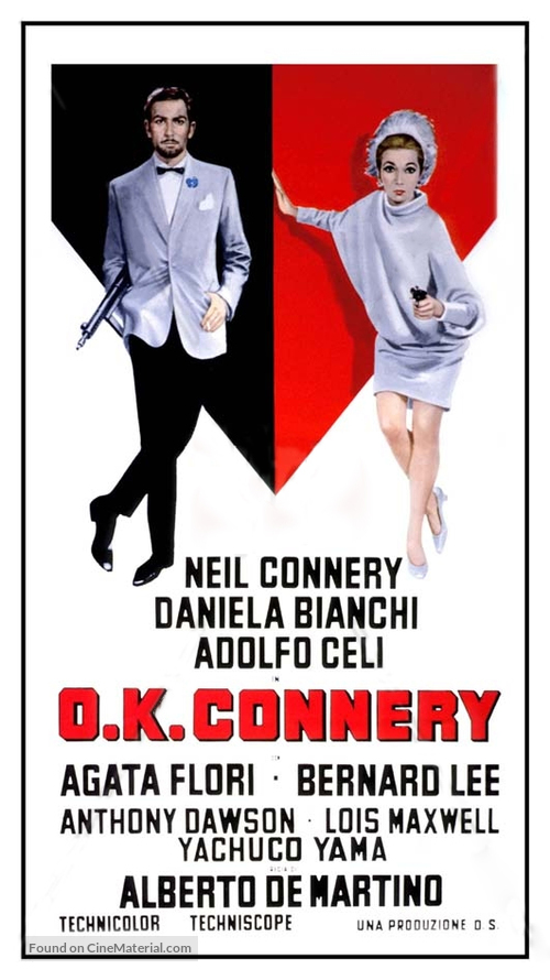 OK Connery - Italian Movie Poster