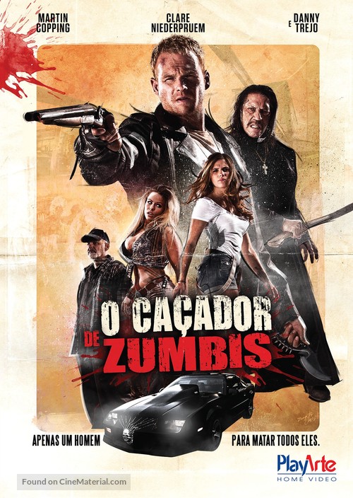 Zombie Hunter - Brazilian DVD movie cover