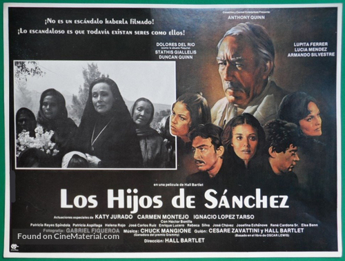 The Children of Sanchez - Mexican poster