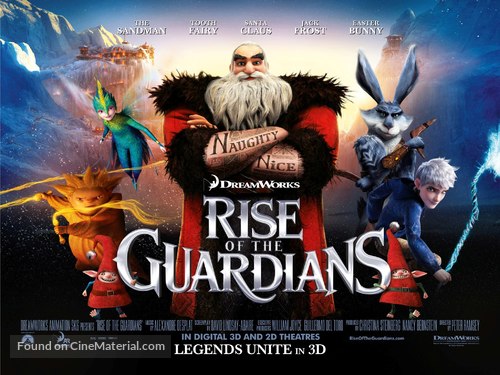 Rise of the Guardians - British Movie Poster