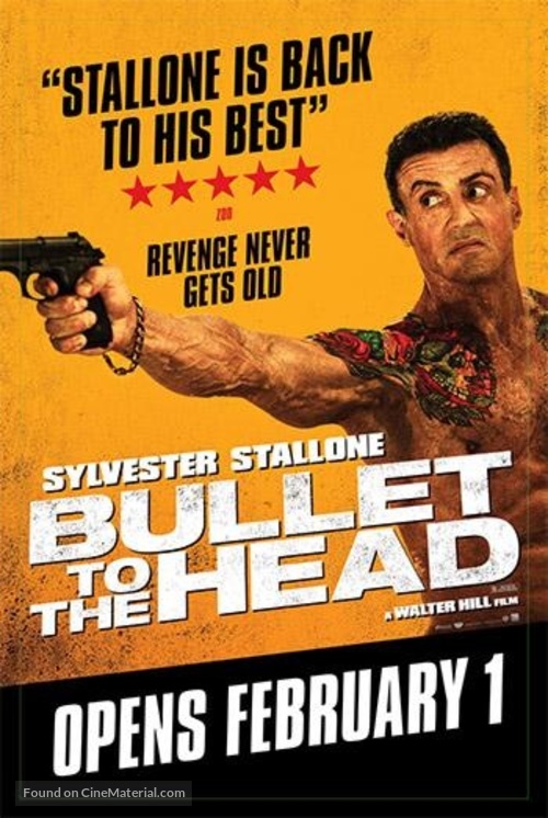 Bullet to the Head - British Movie Poster