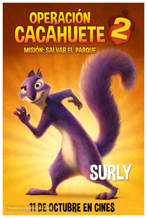 The Nut Job 2 - Spanish Movie Poster