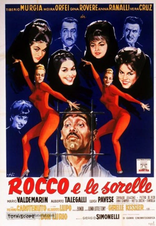 Rocco e le sorelle - Italian Movie Poster