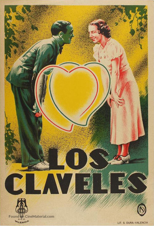 Los claveles - Spanish Movie Poster