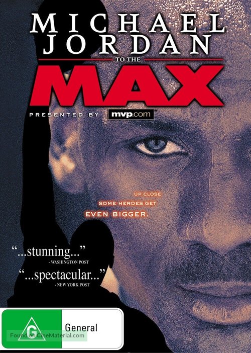 Michael Jordan to the Max - Australian DVD movie cover