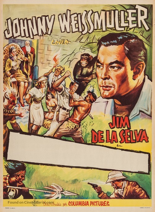 Jungle Jim - Mexican Movie Poster