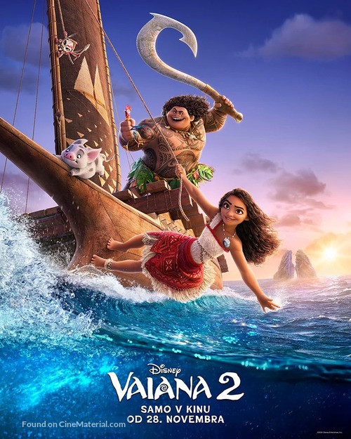 Moana 2 - Slovenian Movie Poster