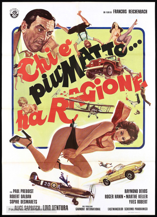 La raison du plus fou - Italian Movie Poster