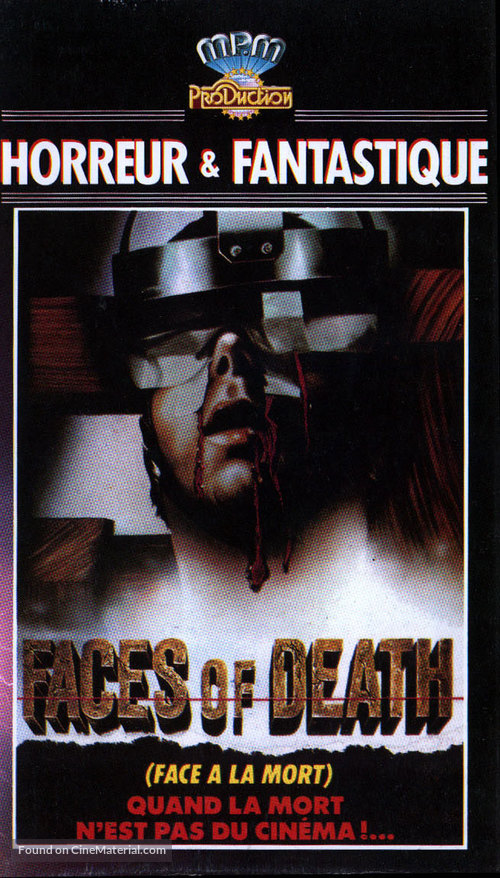Faces Of Death - French VHS movie cover