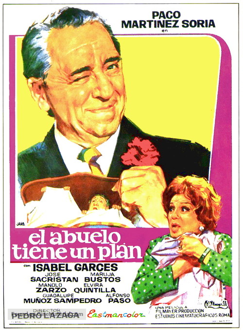 Abuelo tiene un plan, El - Spanish Movie Poster