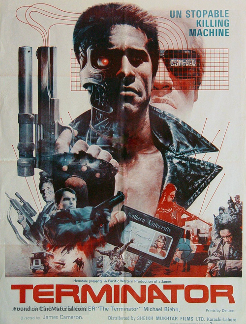 The Terminator - Pakistani Movie Poster