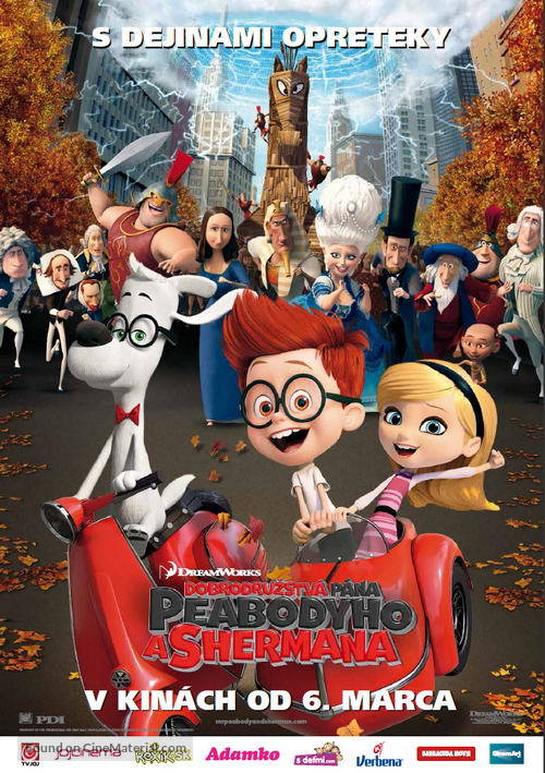 Mr. Peabody &amp; Sherman - Slovak Movie Poster