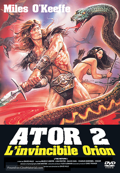 Ator 2 - L&#039;invincibile Orion - Italian Movie Cover