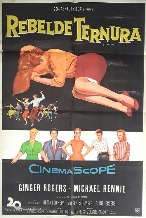 Teenage Rebel - Argentinian Movie Poster