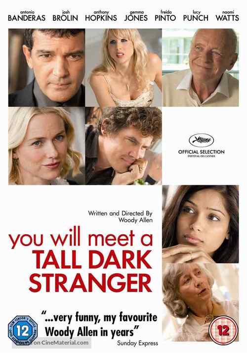 You Will Meet a Tall Dark Stranger - British DVD movie cover