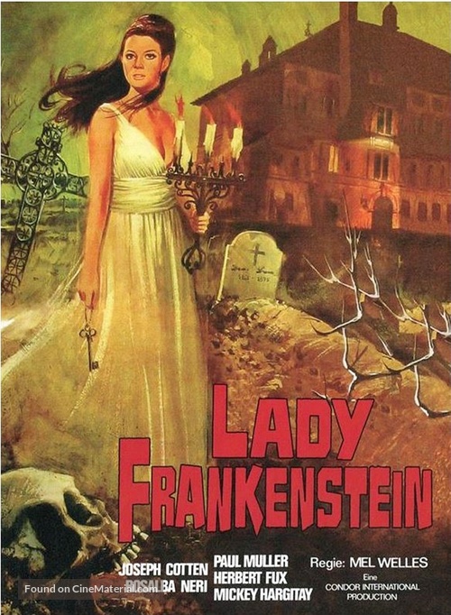 La figlia di Frankenstein - German Blu-Ray movie cover