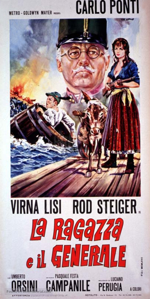 La ragazza e il generale - Italian Movie Poster