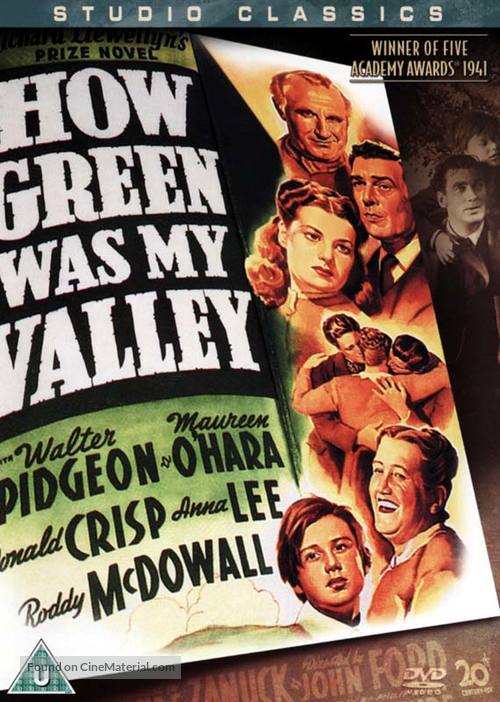 How Green Was My Valley - British DVD movie cover