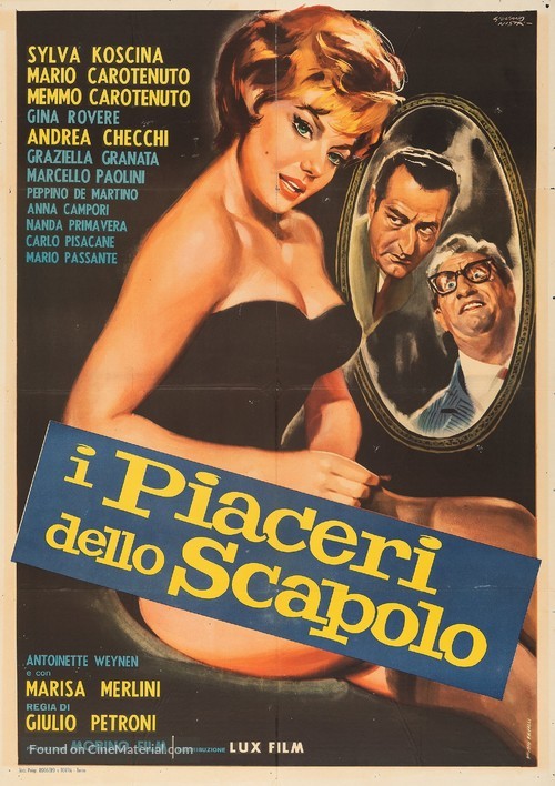 I piaceri dello scapolo - Italian Movie Poster