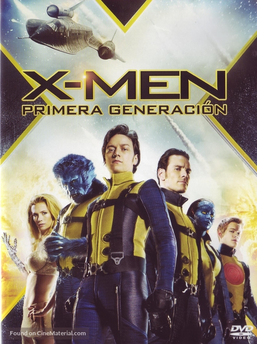 X-Men: First Class - Argentinian DVD movie cover