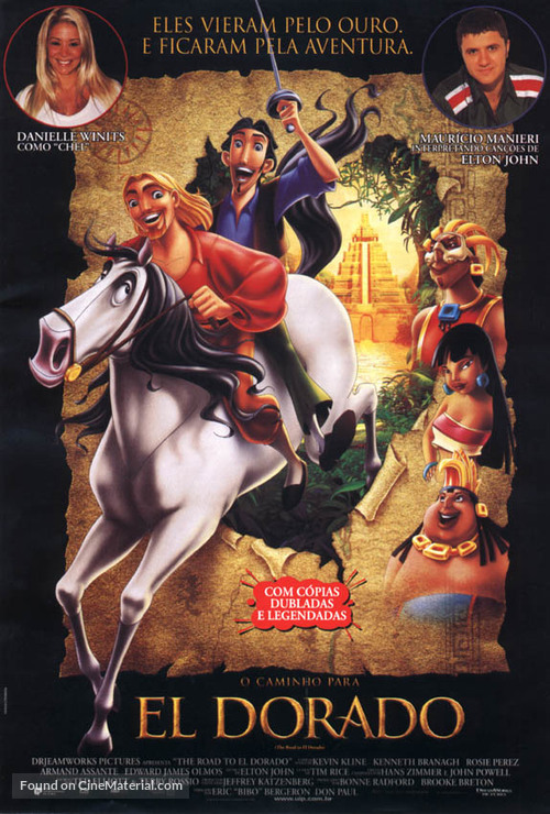 The Road to El Dorado - Brazilian Movie Poster