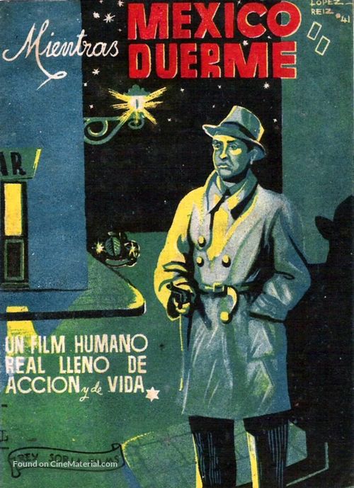 Mientras M&eacute;xico duerme - Spanish Movie Poster