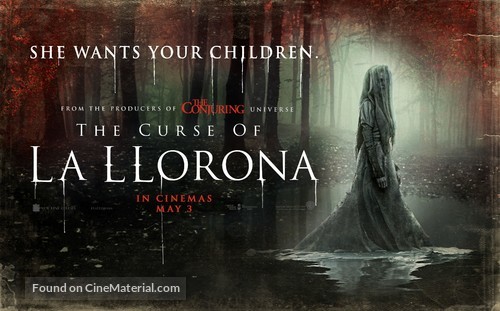 The Curse of La Llorona - British Movie Poster