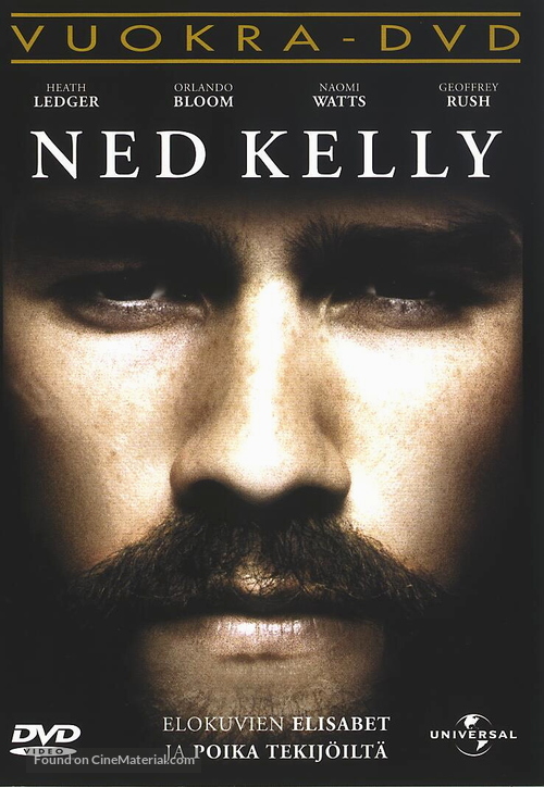 Ned Kelly - Finnish Movie Cover