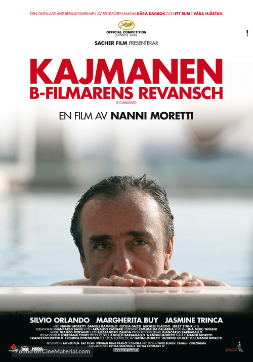 Il caimano - Swedish Movie Poster