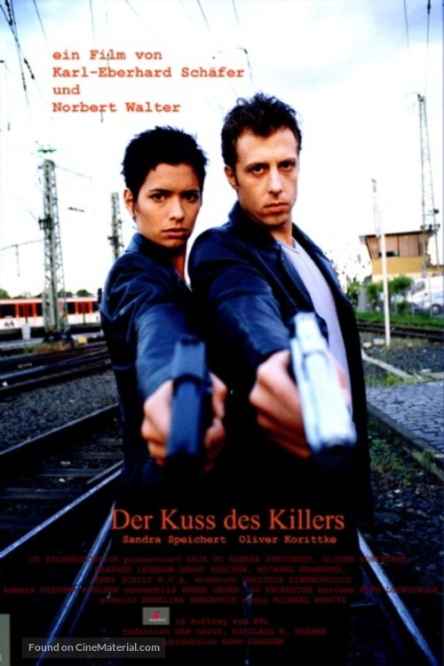 Der Ku&szlig; des Killers - German Movie Poster
