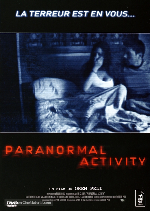 Paranormal Activity - French DVD movie cover