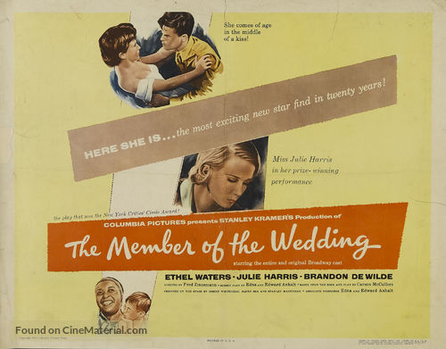 The Member of the Wedding - Theatrical movie poster