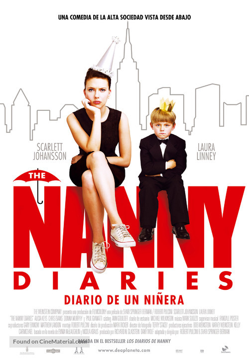 The Nanny Diaries - Spanish Movie Poster