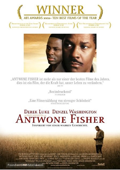 Antwone Fisher - German Movie Poster