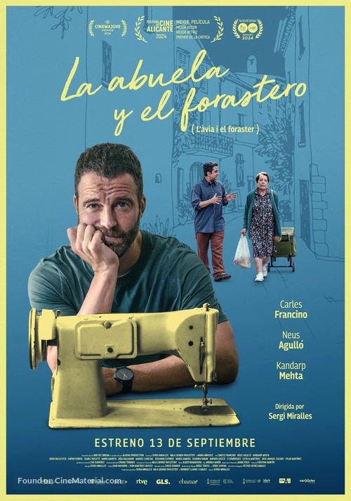 L&#039;&agrave;via i el foraster - Spanish Movie Poster