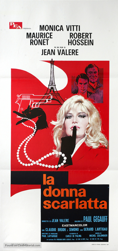 La femme &eacute;carlate - Italian Movie Poster