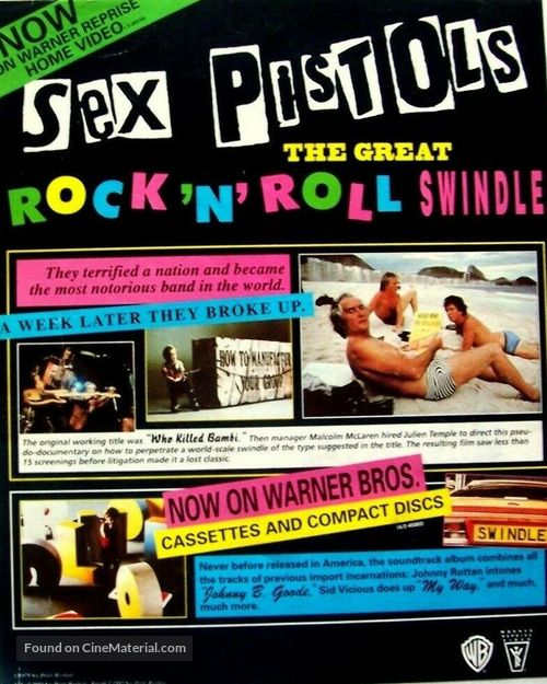 The Great Rock &#039;n&#039; Roll Swindle - Movie Poster