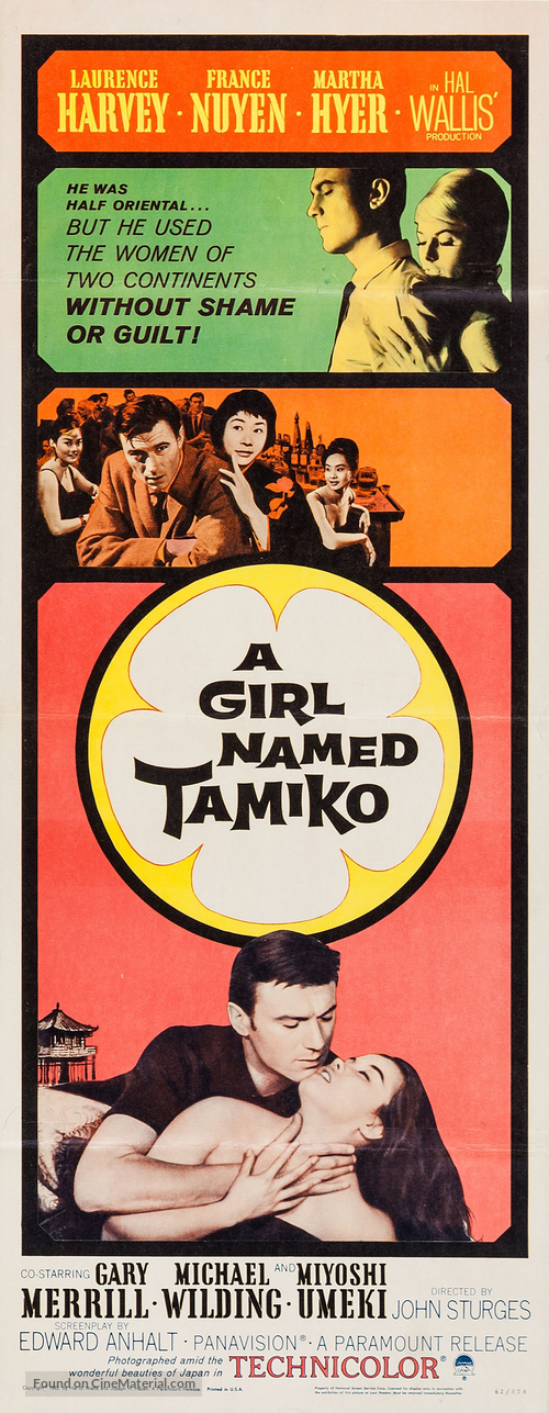 A Girl Named Tamiko - Movie Poster