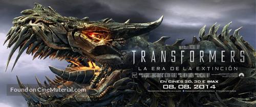 Transformers: Age of Extinction - Spanish Movie Poster